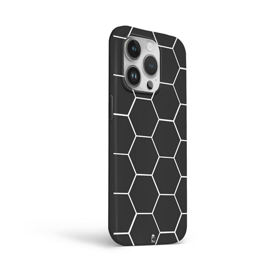 Abstractive Hexagons Flexible Soft Silicone Case
