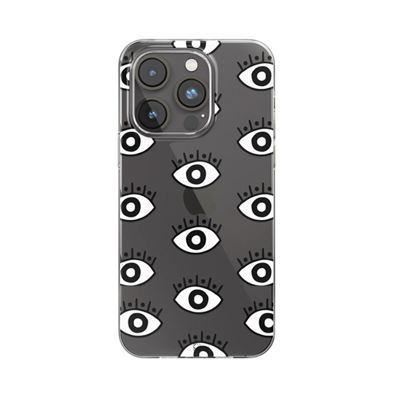 Positive eyes Clear Silicone Case