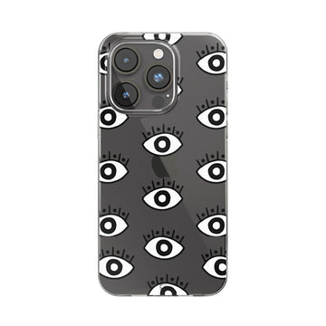 Positive eyes Clear Silicone Case
