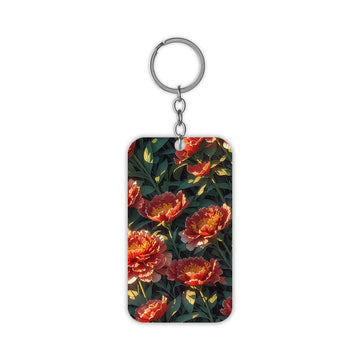 Garden Flowers Keychain