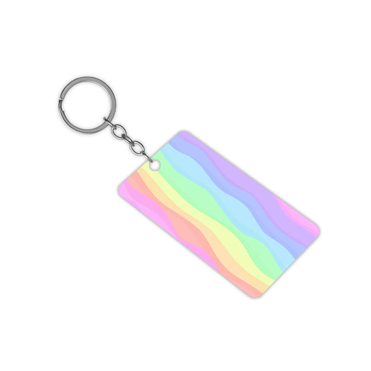 Rainbow Flares Keychain
