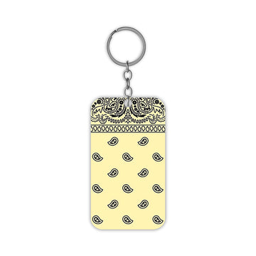 Saree Pattern Keychain