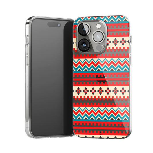 Mandala Waves Clear Silicone Case