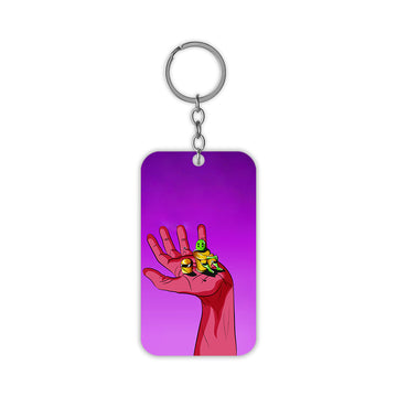 Mini Alien Warrior Keychain
