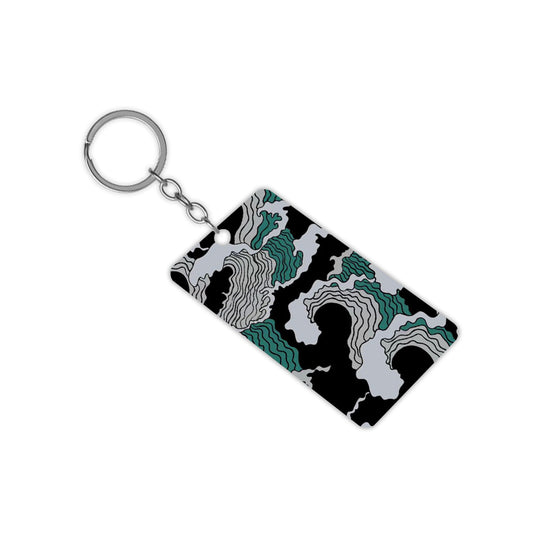 Continent Keychain