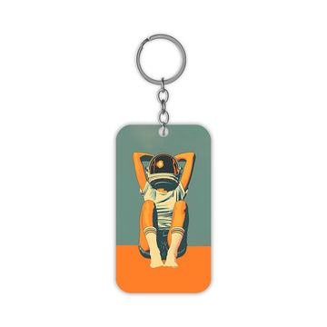 Astronaut Lady Keychain