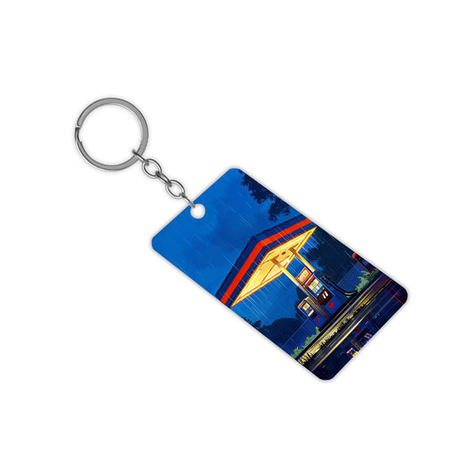 Fuel Station Keychain