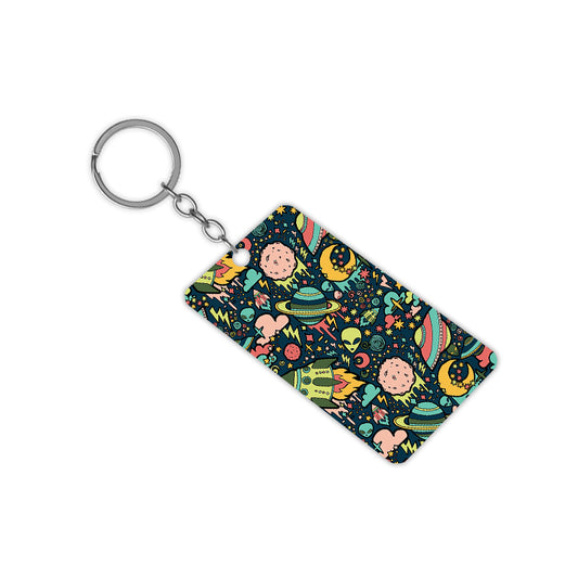 Trippy Land Keychain