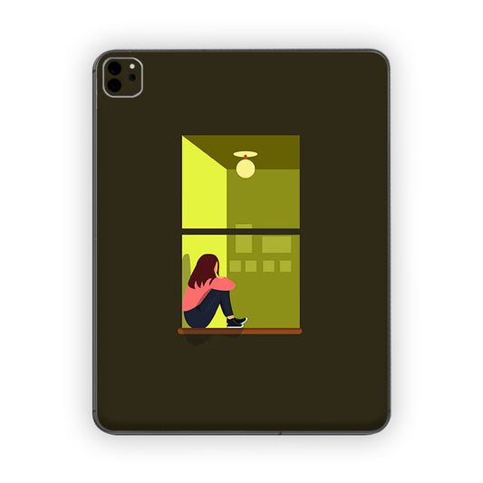Lonely Girl Ipad Skin