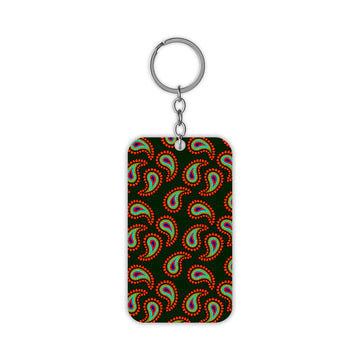 Peacock Pattern Keychain