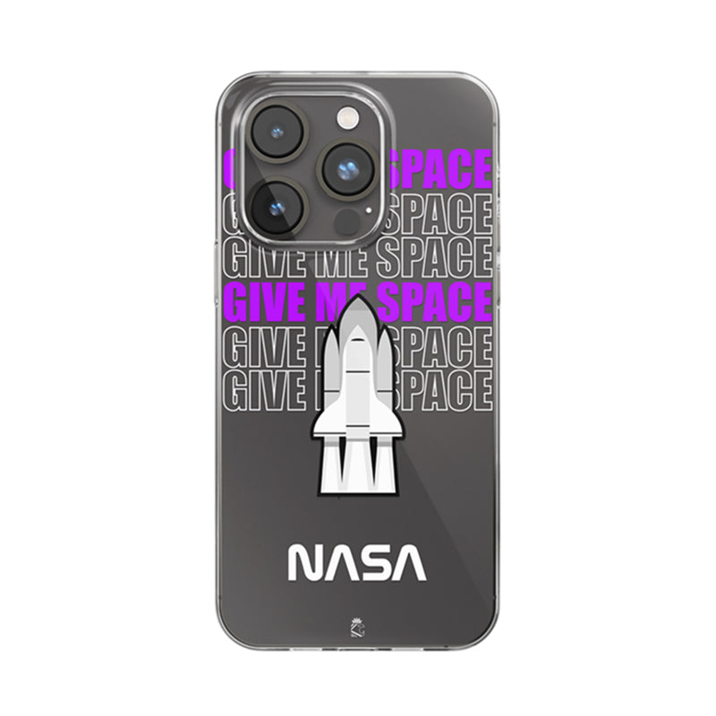 Nasa Give me Space Clear Silicone Case