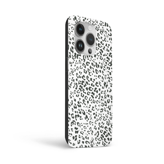 White Animal Skin Pattern Flexible Soft Silicone Case