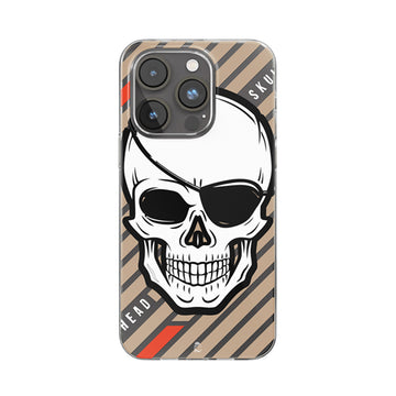 Skull Head Clear Silicone Case