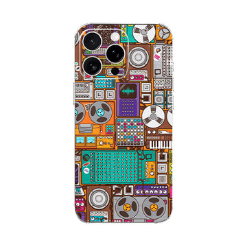 Retro Music Station Mobile Phone Skin
