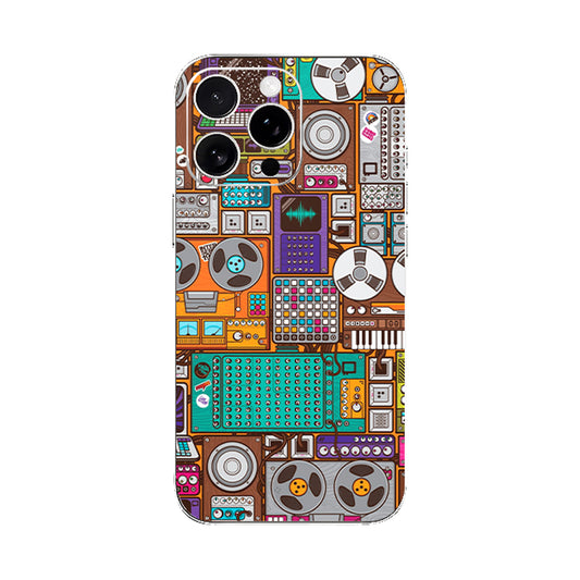 Retro Music Station Mobile Phone Skin