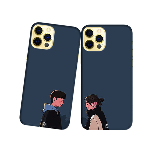 Feel of being in Love Slim Hard Couple Phone Case
