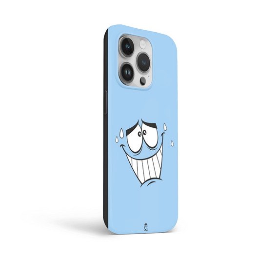 Innocent Blue Face Flexible Soft Silicone Case