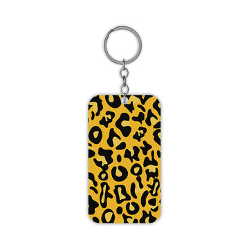 Cheetah Animal Skin Keychain