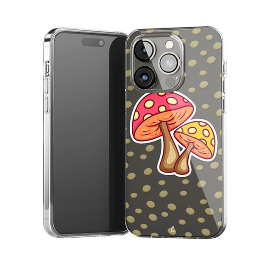 Mushrooms Clear Silicone Case