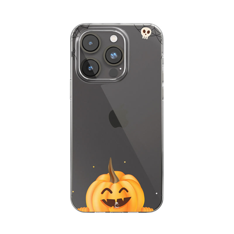 Happy Pumpkin Clear Silicone Case