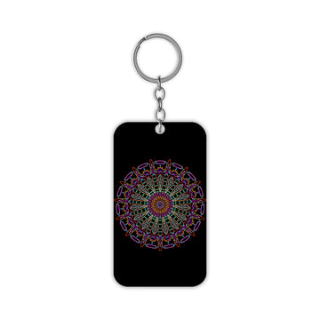 Mandala pattern Keychain