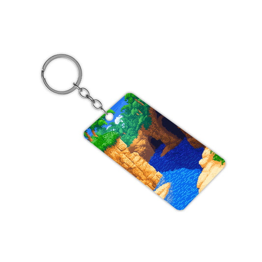 Noir Scenery Keychain