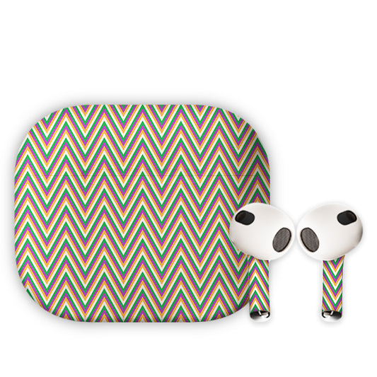 Wavy Stripes Earbuds Skin