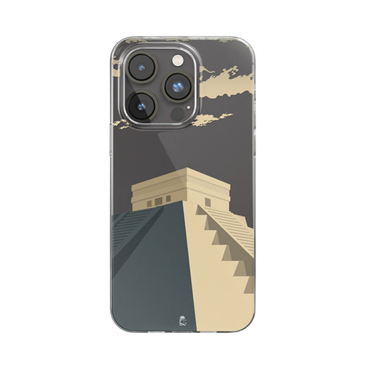 Mayan Temple Clear Silicone Case