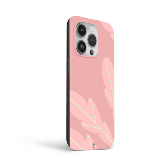 Pink Feathers Flexible Soft Silicone Case