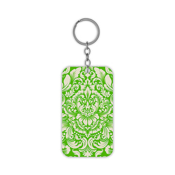 Green Motif Keychain