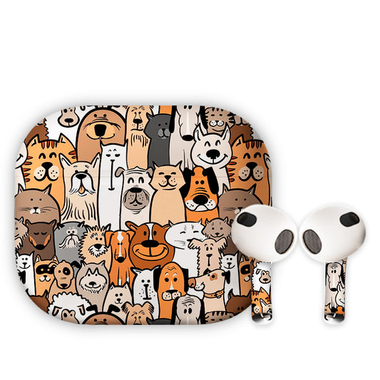 Cute Pet Nation Earbuds Skin
