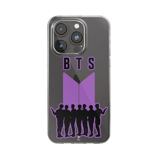 BTS Crew Love Clear Silicone Case