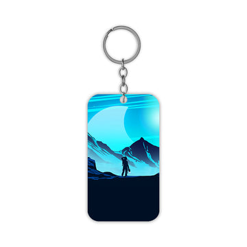 Blue Planet Keychain