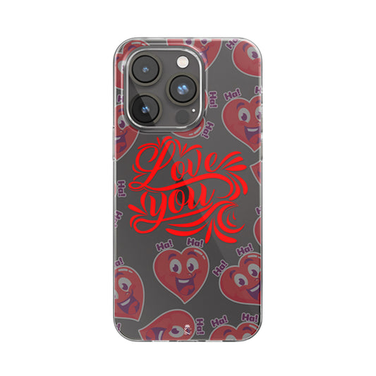 Love you Clear Silicone Case