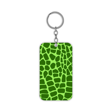 Croc Skin Pattern Keychain
