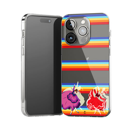 Traditional Dancers Clear Silicone Case