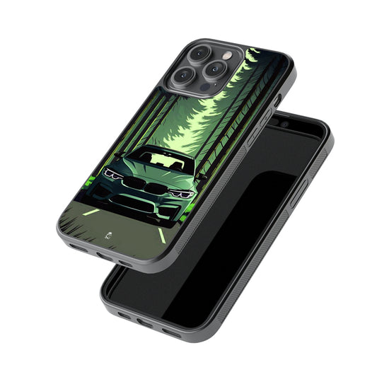 Supercar In Forest Glossy Metal Case