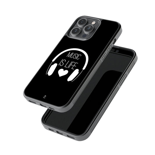 Music is Life Glossy Metal Case