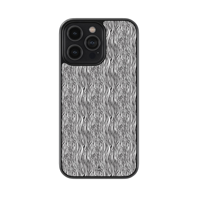 Zebra Prints Glossy Metal Case