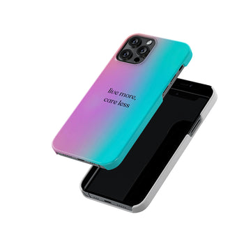 Live more Care less Aura Slim Hard Case