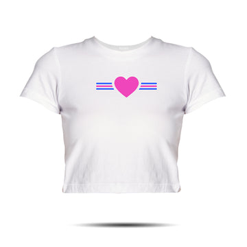 Little Heart Women's Cropped Top