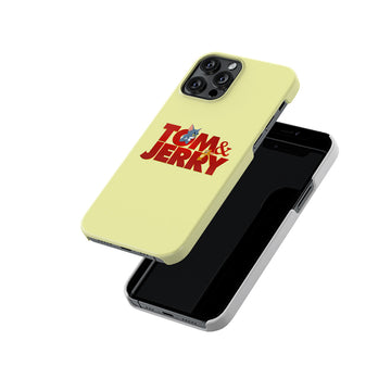 Tom & Jerry Text Slim Hard Case