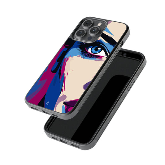 Abstractive Art  Glossy Metal Case