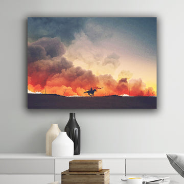 The Long Night Landscape Poster