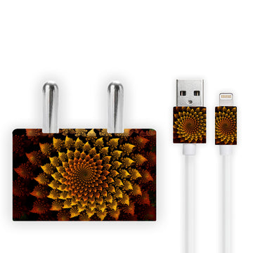 Big Flower Pattern Charger Skin