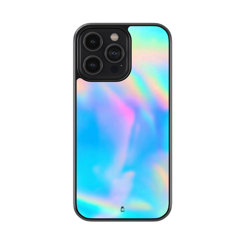 Holographic Gradient Glossy Metal Case