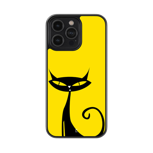 Foxy Cat Glossy Metal Case