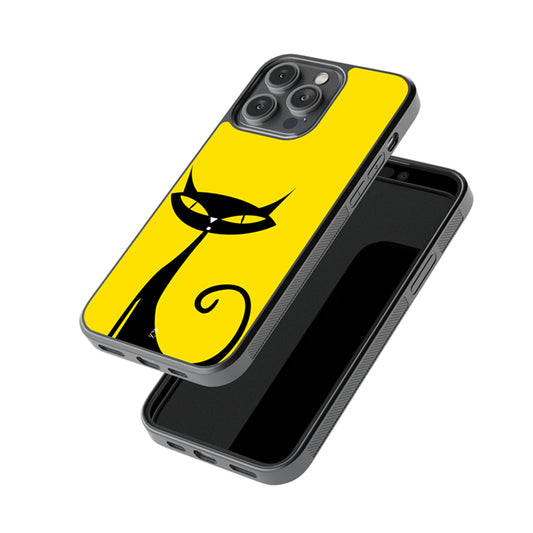 Foxy Cat Glossy Metal Case