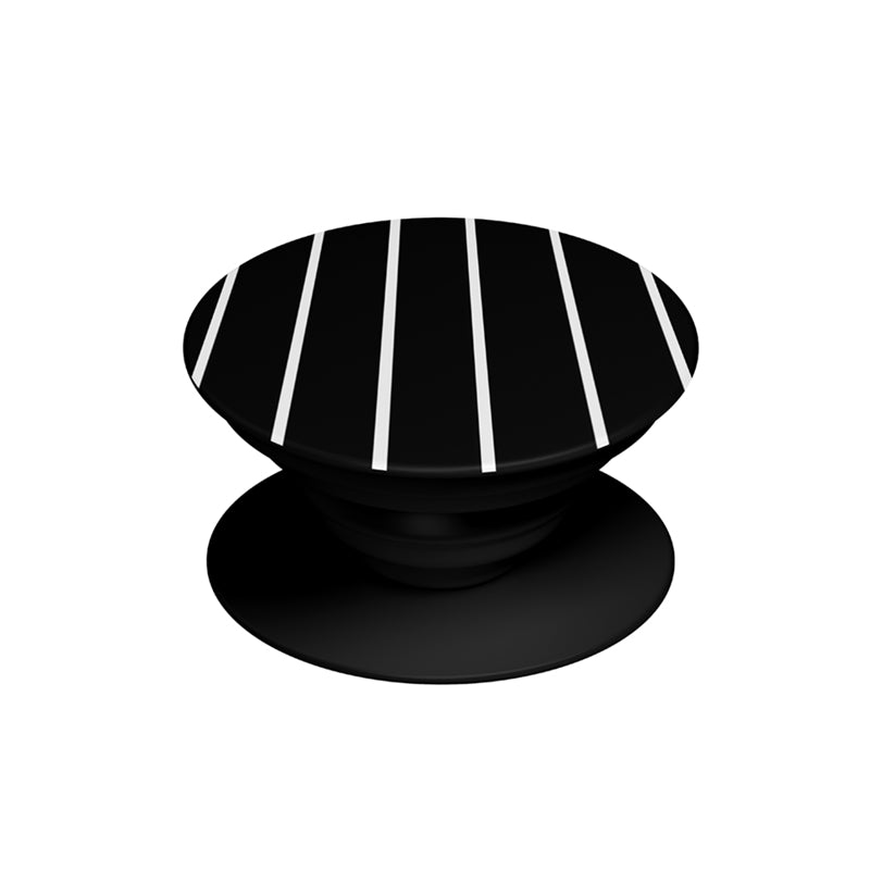 White Stripe Lines Pop Socket