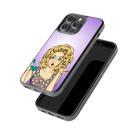 Gossip Queen Glossy Metal Case